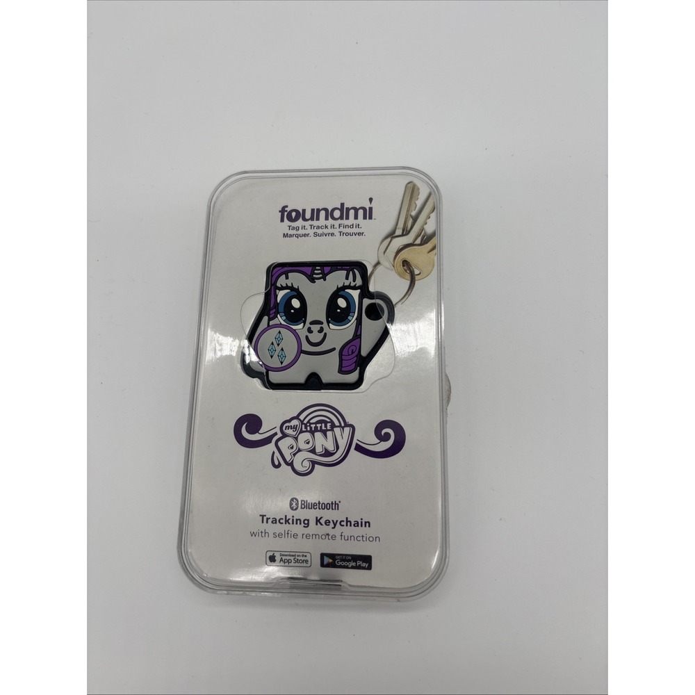 Foundmi My Little Pony Bluetooth Tracking Keychain With Remote Function . New - Picture 2 of 3